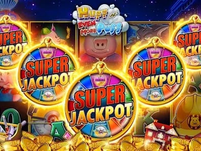 Casino Darwin Home Screen showing latest jackpots